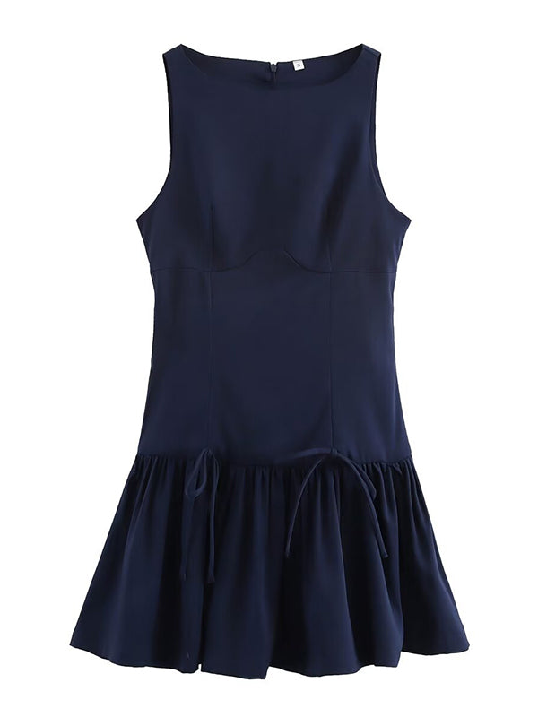 A-Line Loose Mini Dresses