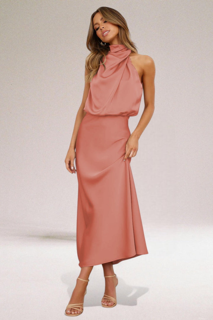Elegant Satin Evening Dress