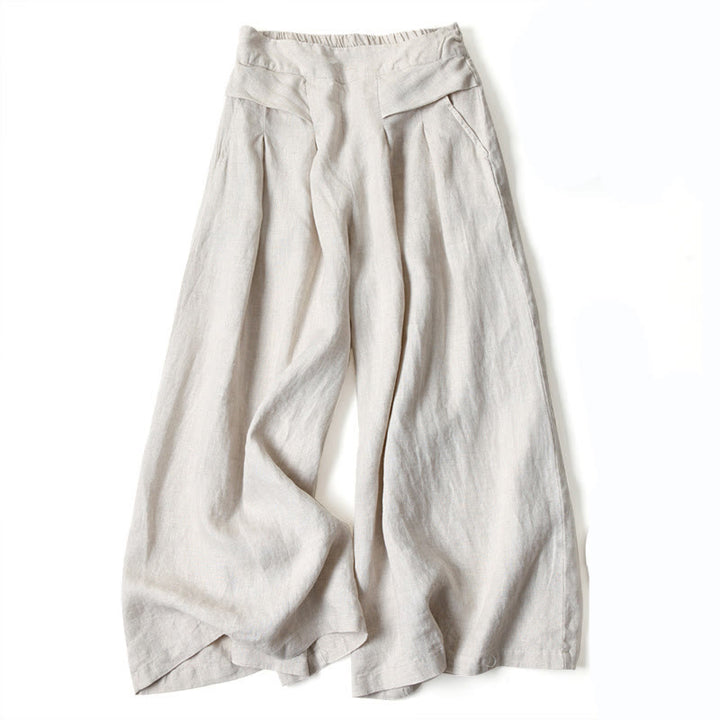 High Waist Wide Leg Trousers