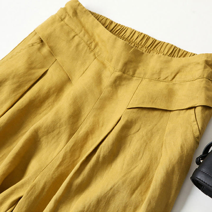 High Waist Wide Leg Trousers