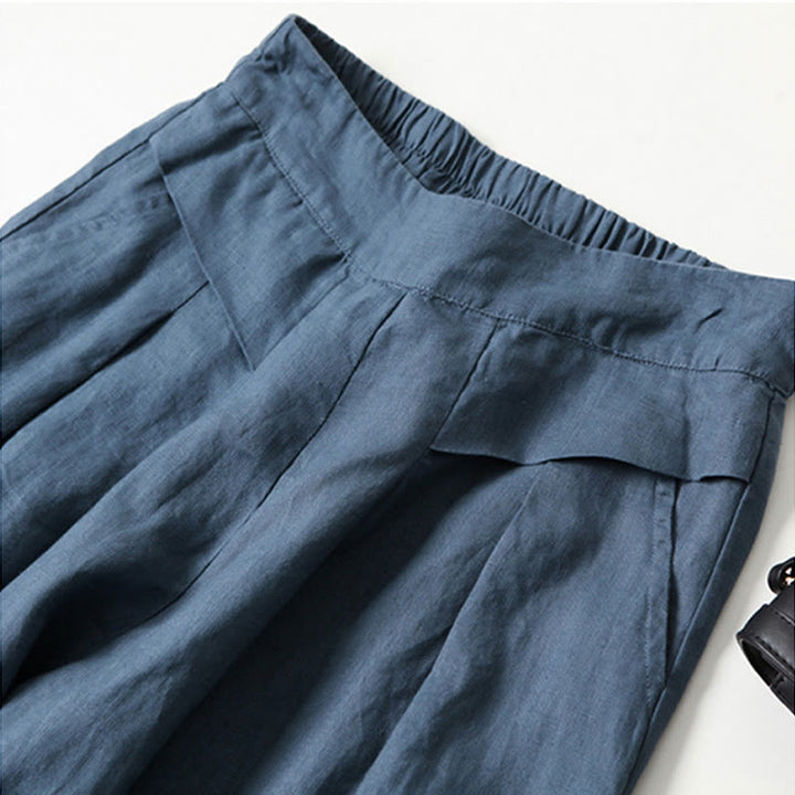 High Waist Wide Leg Trousers