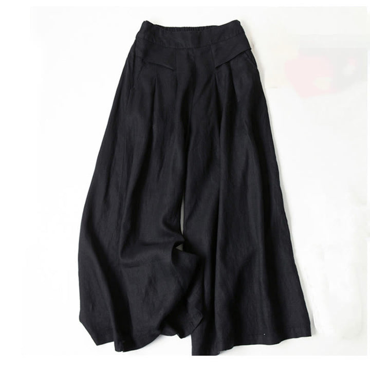 High Waist Wide Leg Trousers