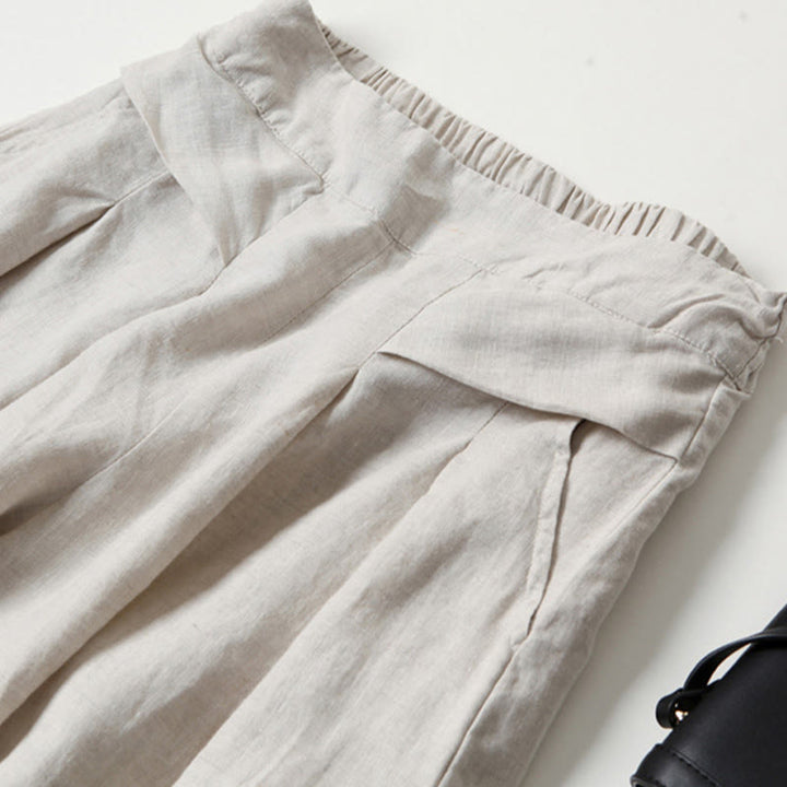 High Waist Wide Leg Trousers