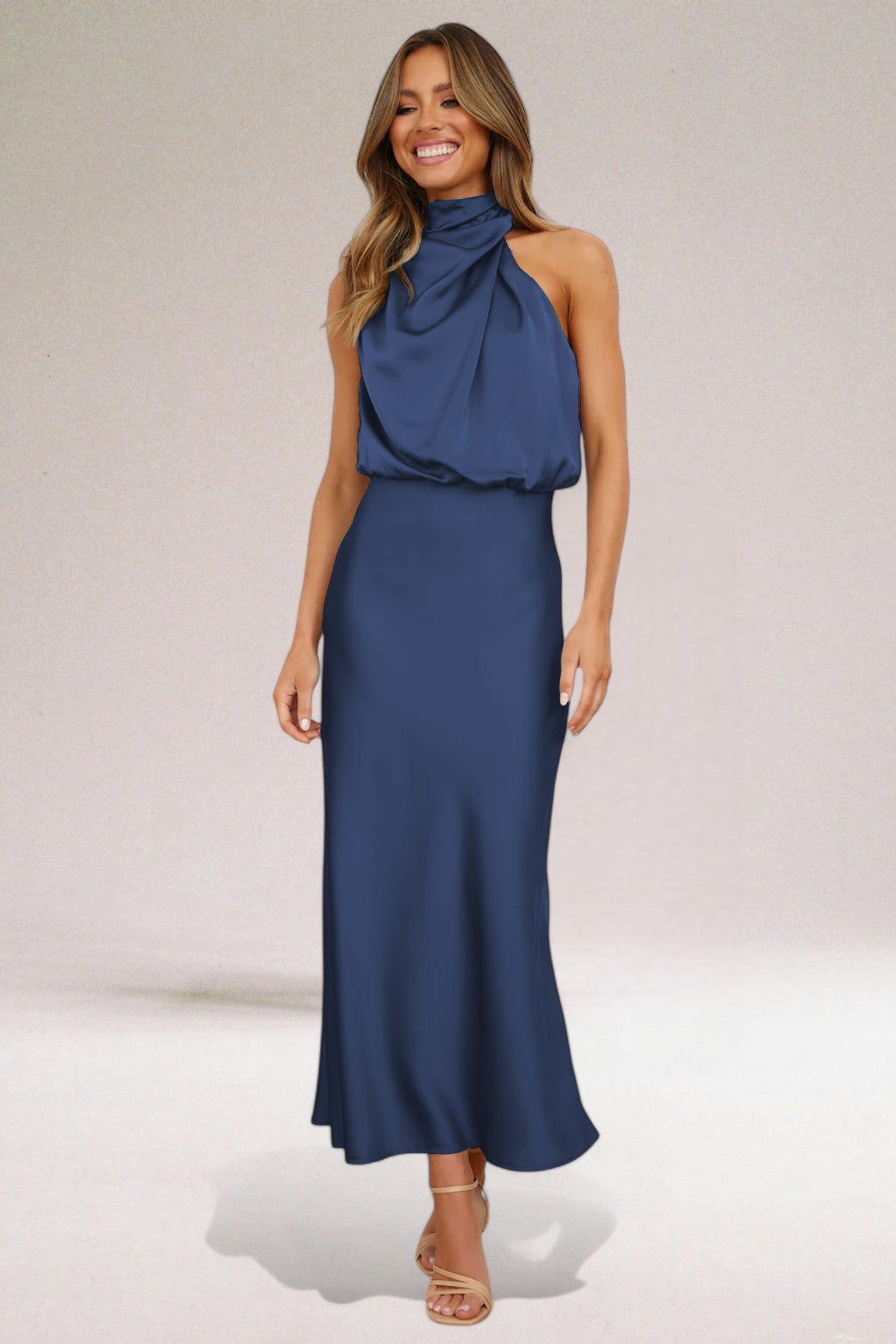 Elegant Satin Evening Dress