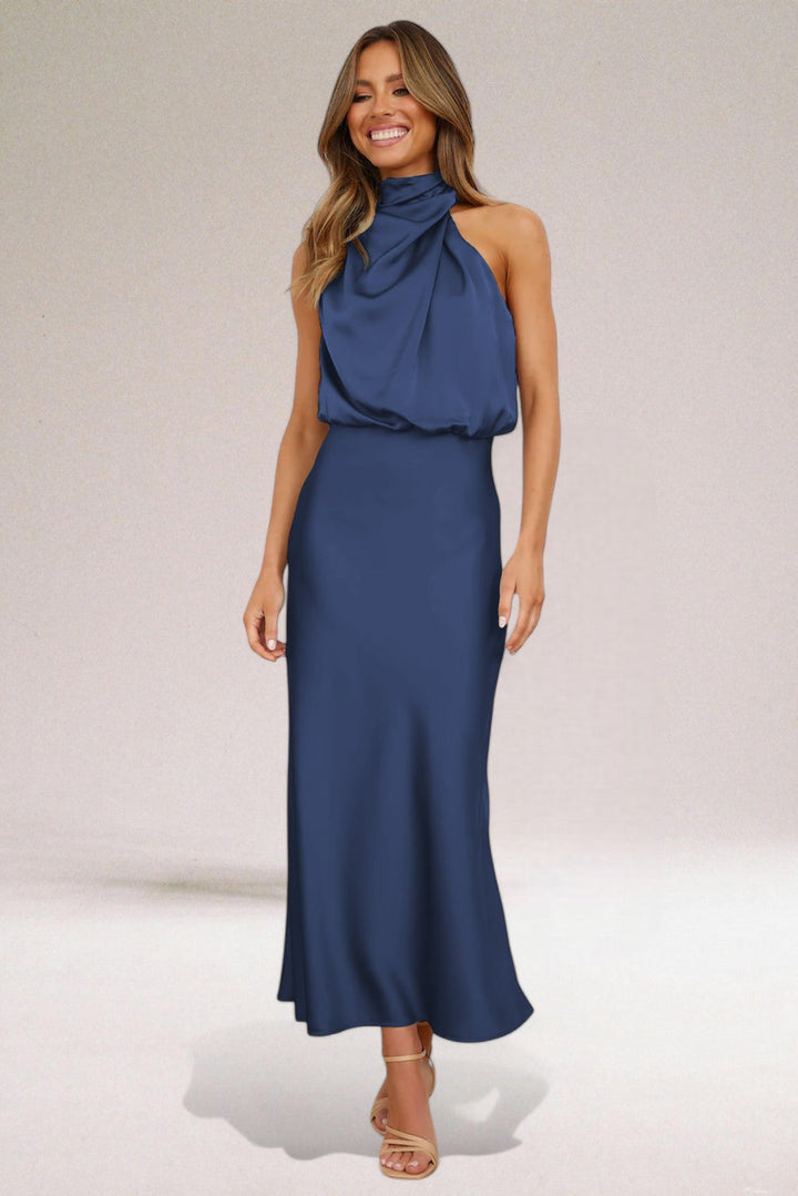 Elegant Satin Evening Dress