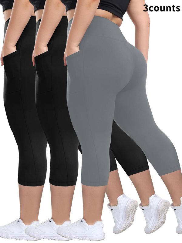 Breathable 3-Pack Capris