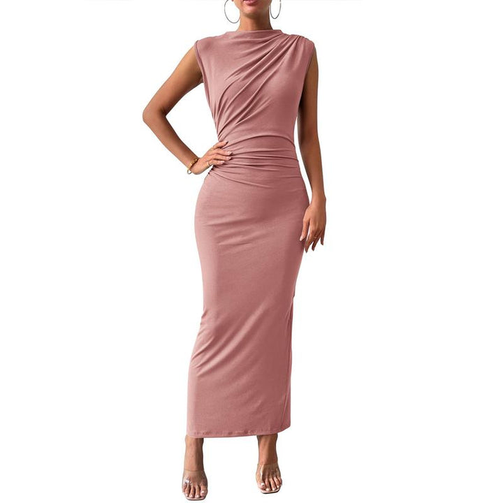 Bodycon Dress with Back Slit