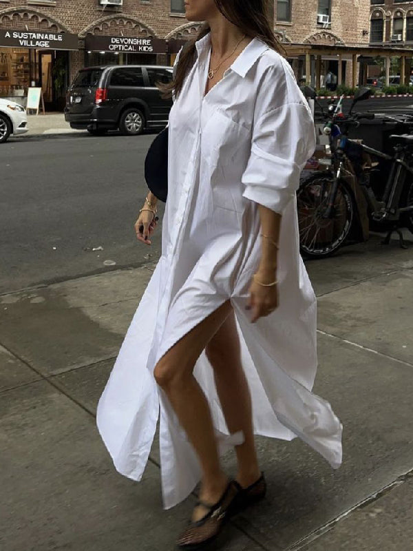 Maxi Shirt Dress