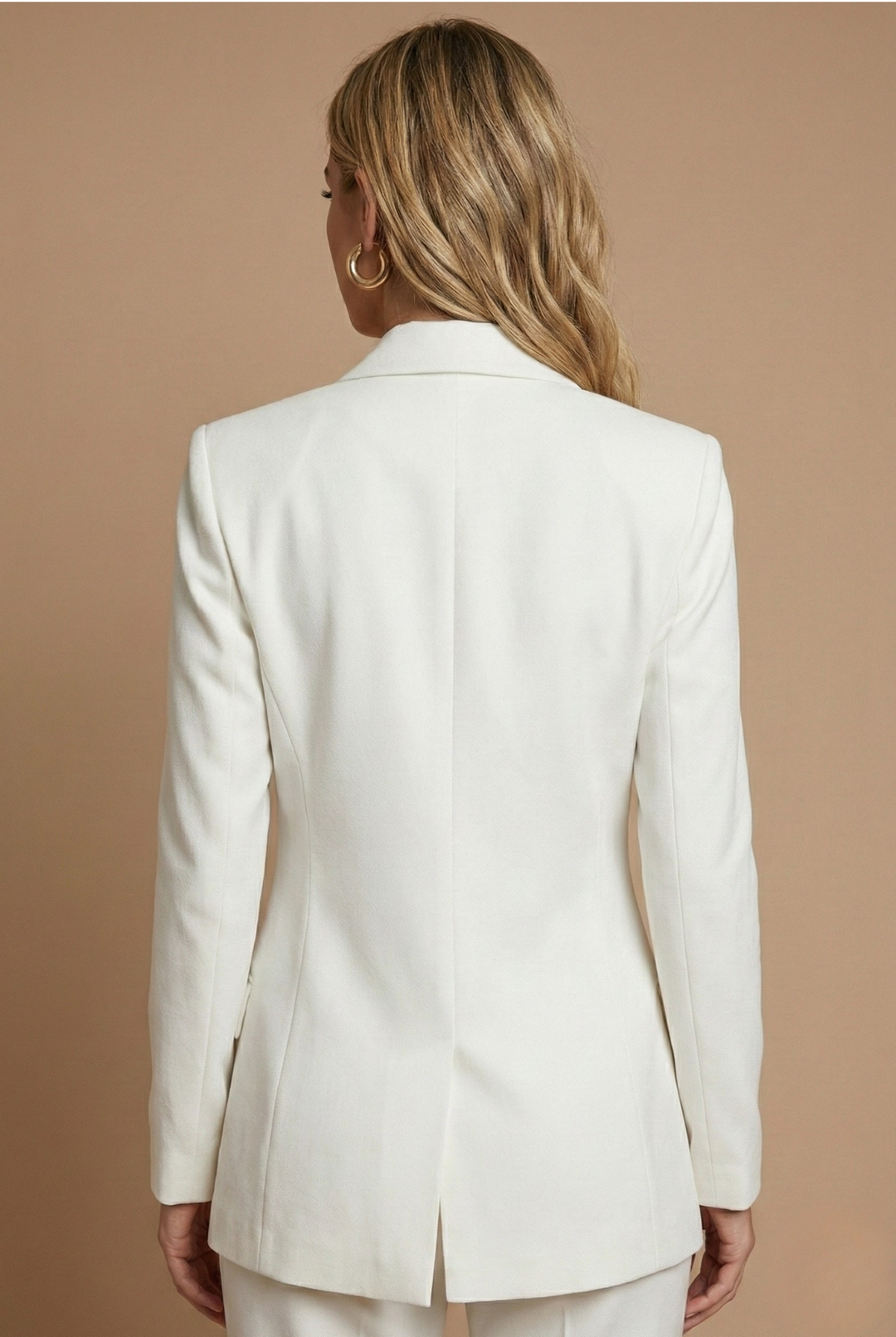 Double-Breasted Blazer - Flared Trousers Set
