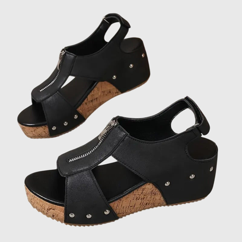 Zipper Orthopedic Sandals