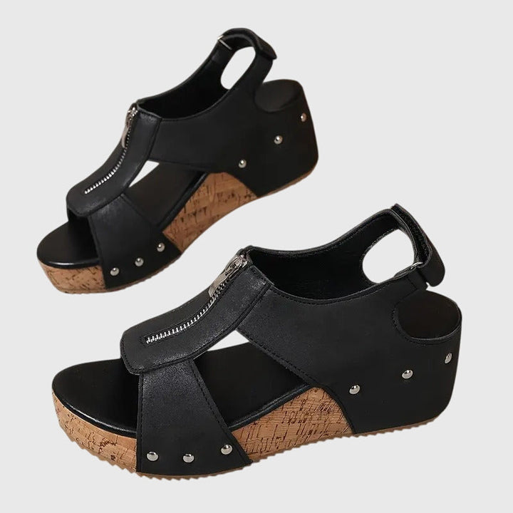 Zipper Orthopedic Sandals