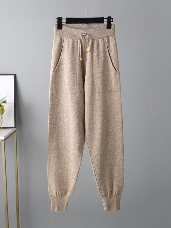 Cardigan Top & Harem Pants- Set