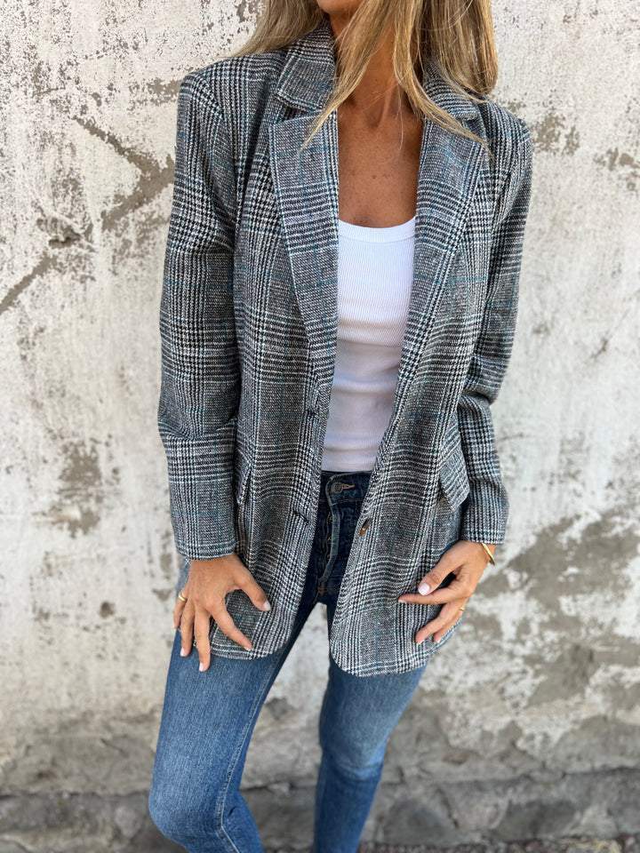 Classic Plaid Blazer