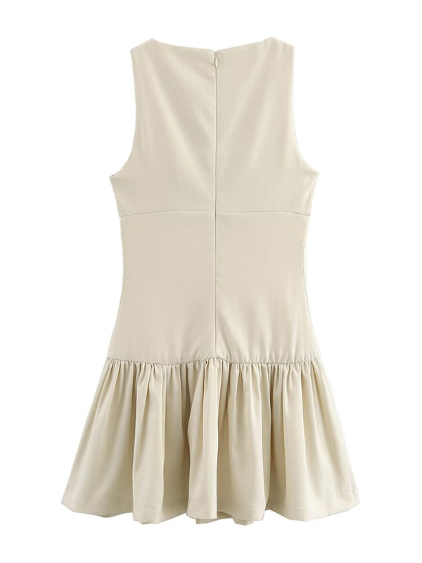 A-Line Loose Mini Dresses