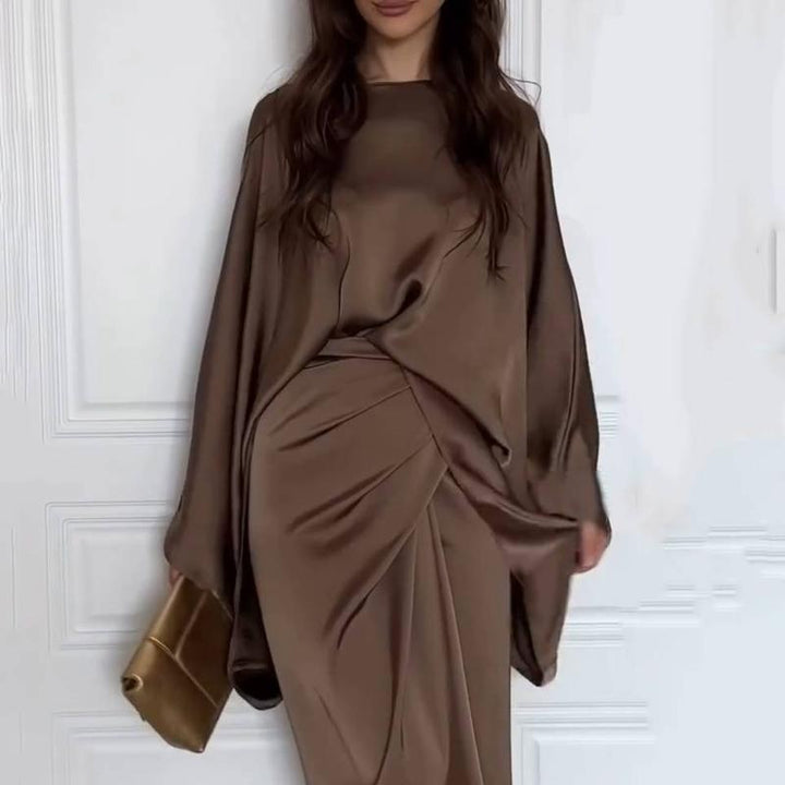 Lace-up Skirt Suit
