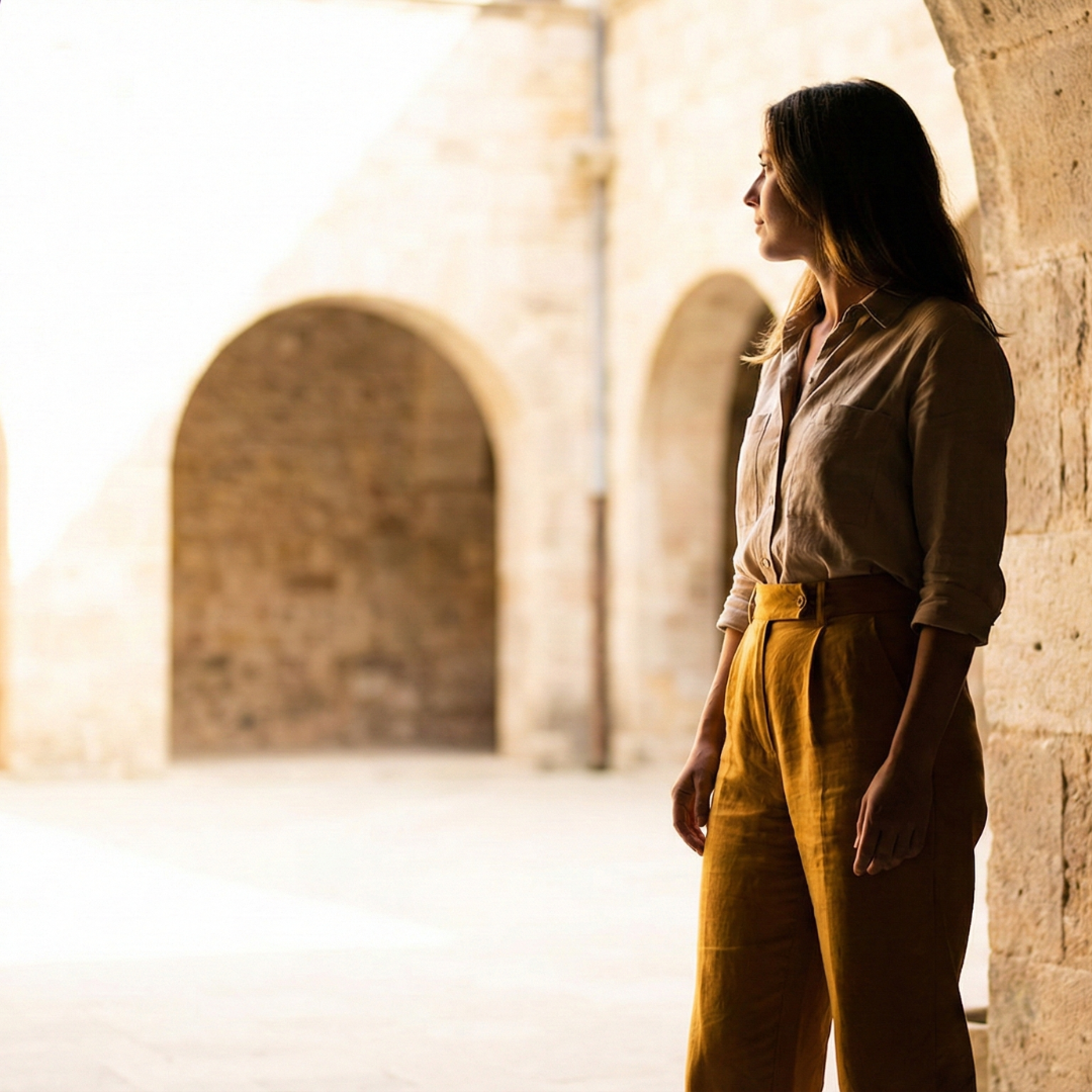 High Waist Wide Leg Trousers
