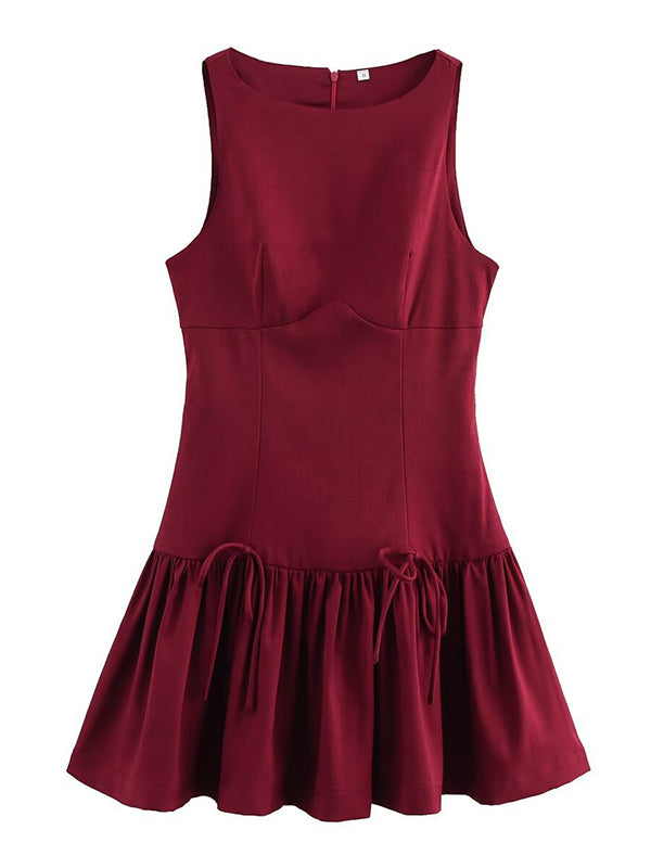 A-Line Loose Mini Dresses