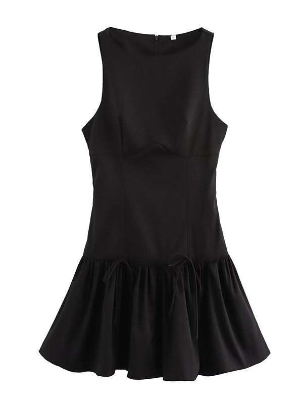 A-Line Loose Mini Dresses