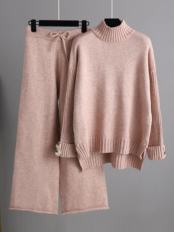 Sweater  & Wide Leg Pants Set
