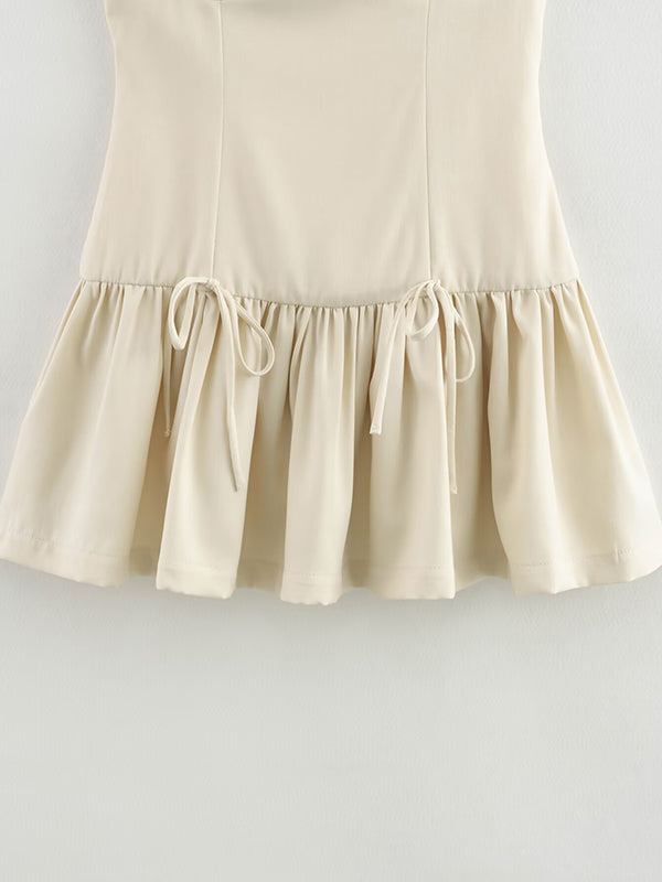 A-Line Loose Mini Dresses