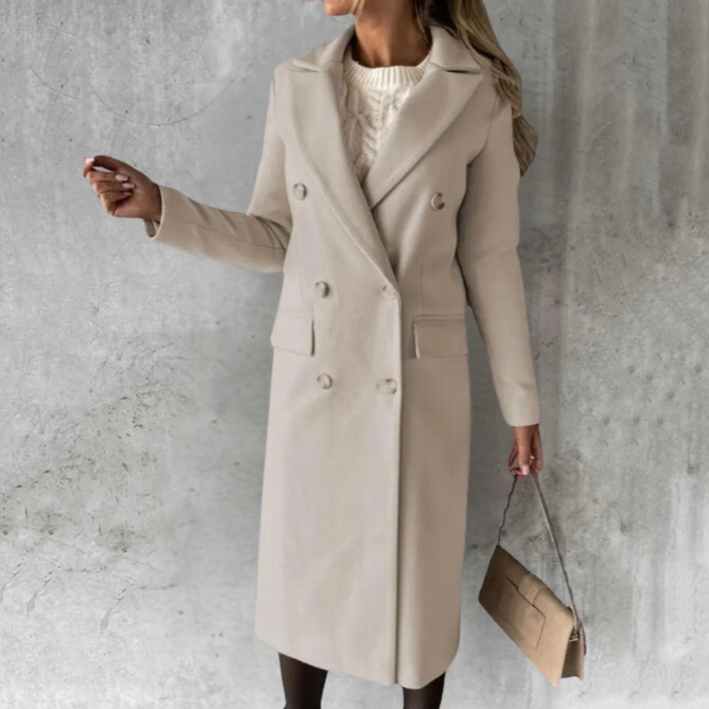 Urban Elegance Wool Trench