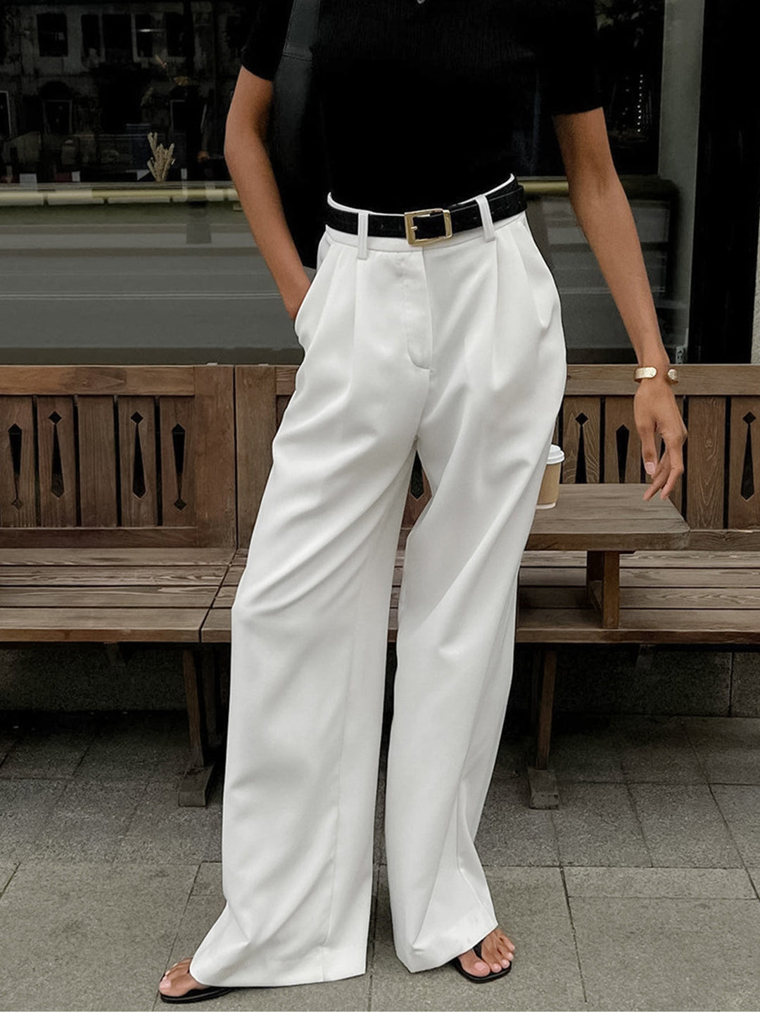 High Waist  - Trousers