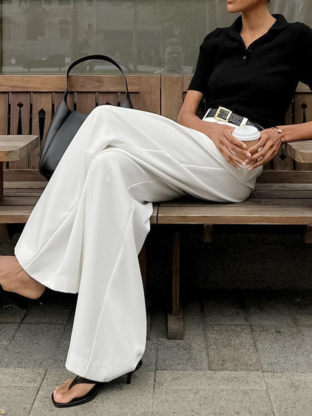 High Waist  - Trousers