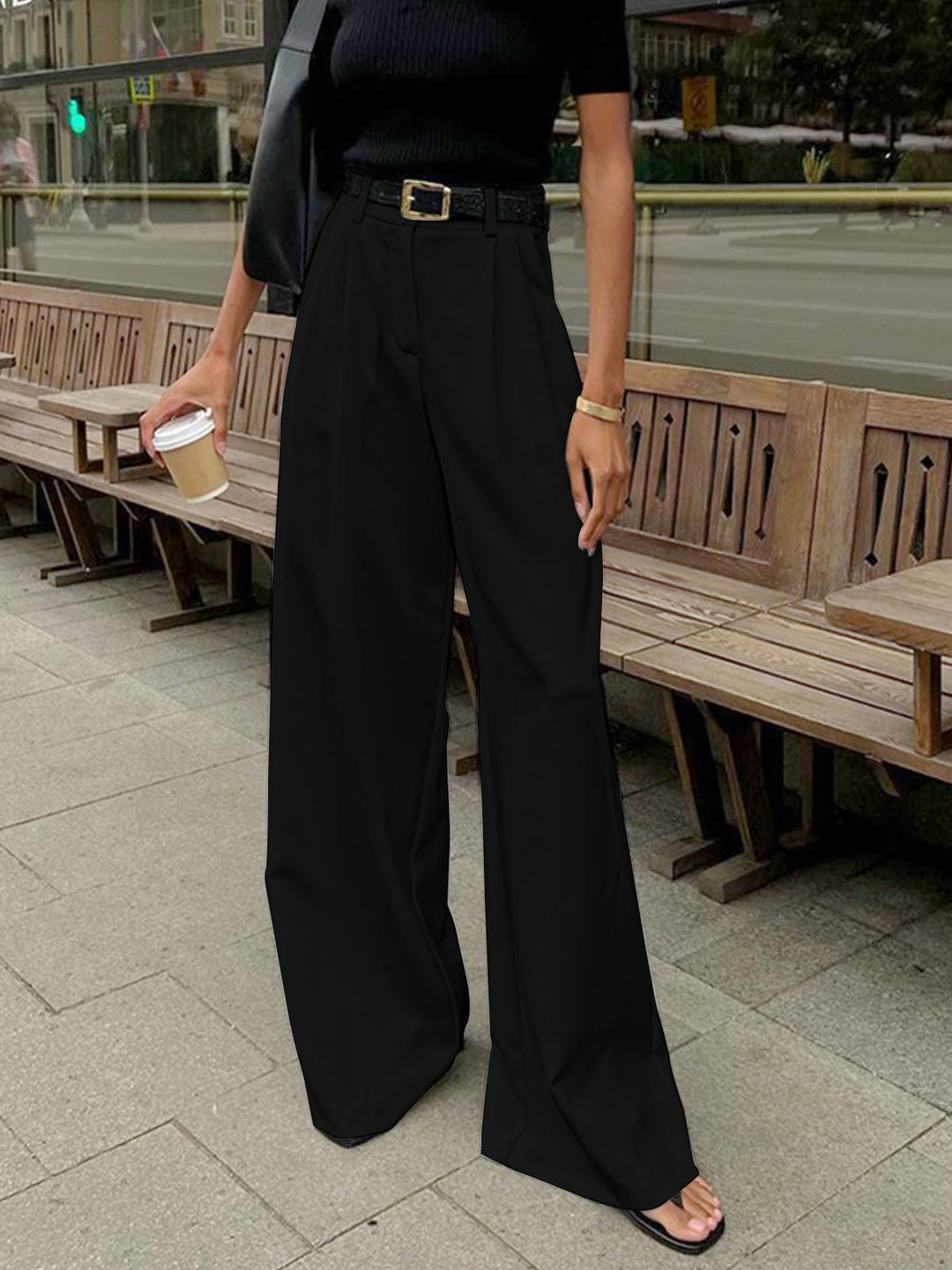 High Waist  - Trousers