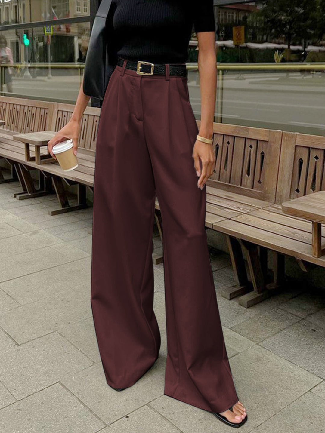 High Waist  - Trousers