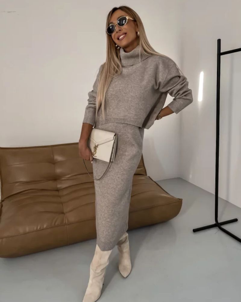 Chic Two-Piece Knit Set