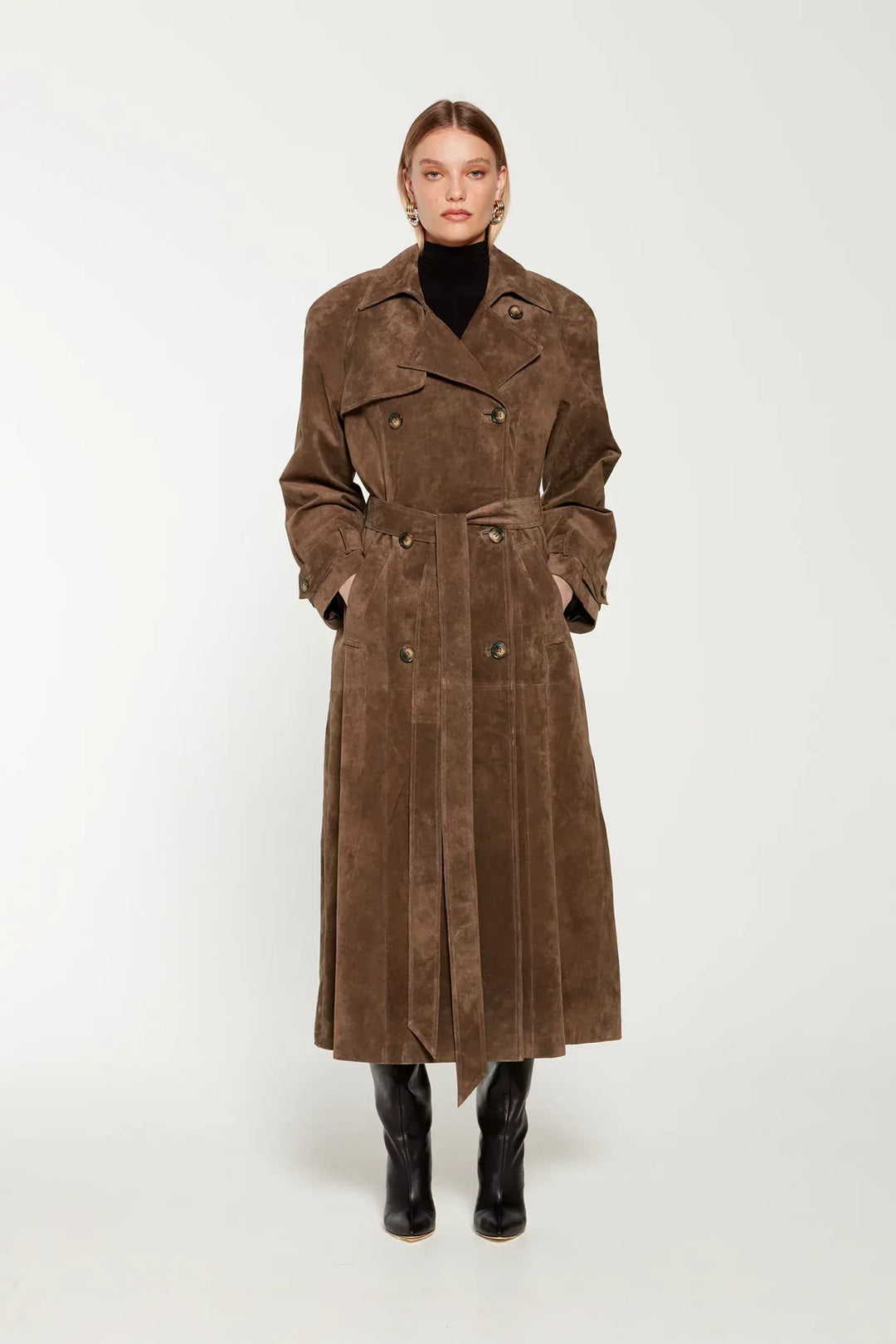 Classic Belted Trench Coat