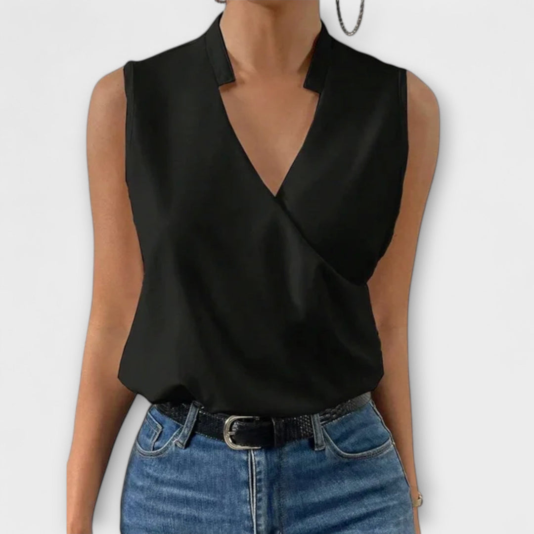 Elegant V-neck Top