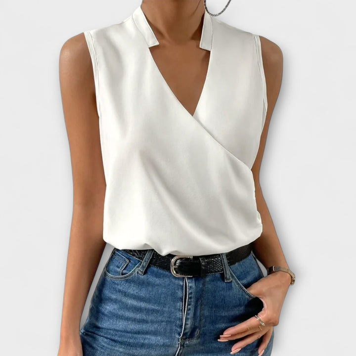Elegant V-neck Top