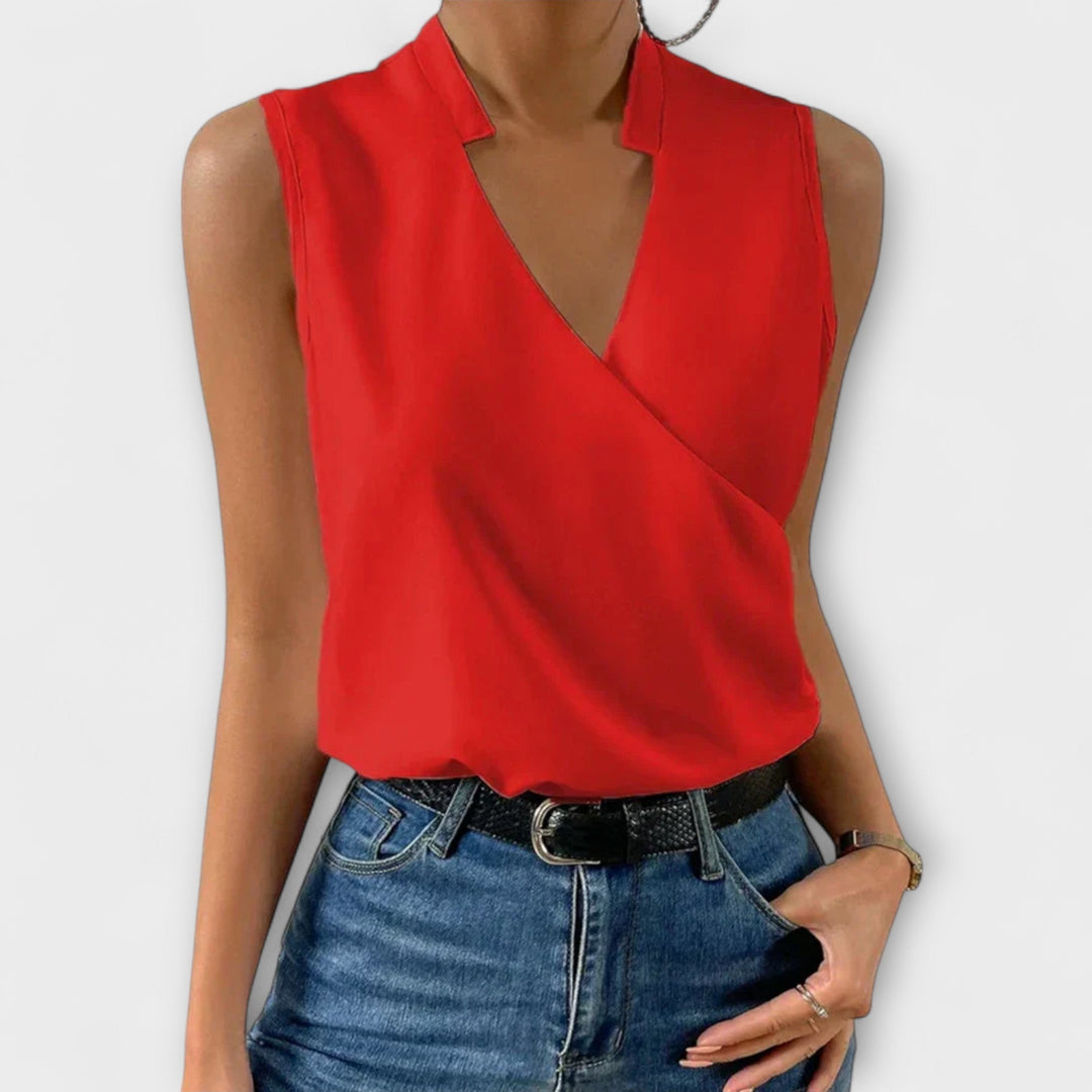 Elegant V-neck Top