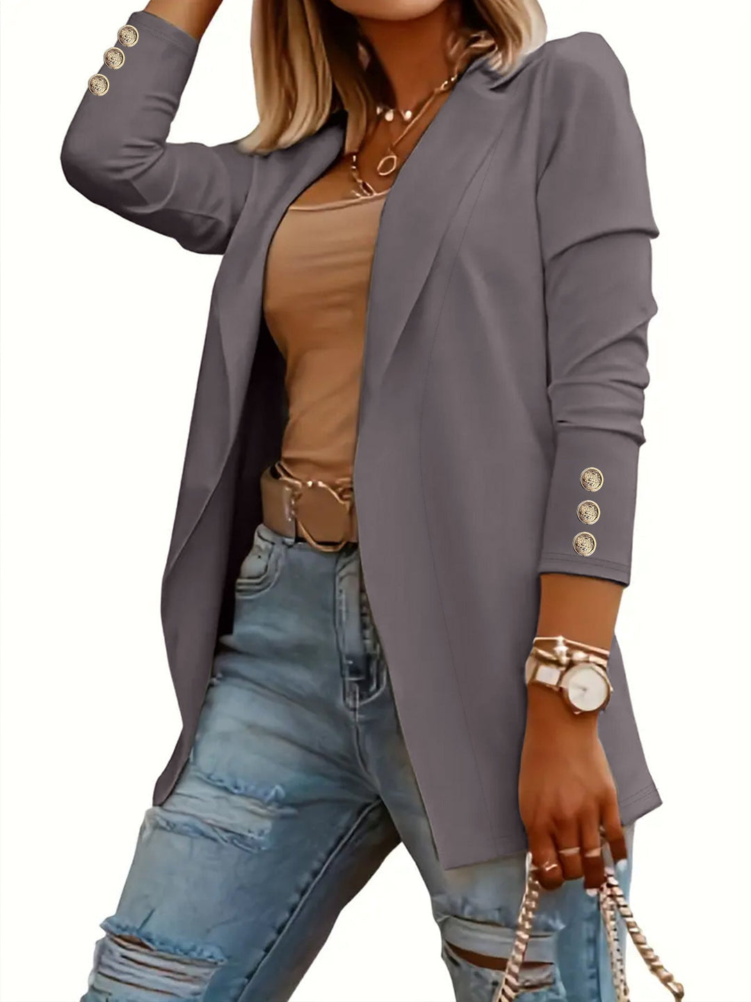 Casual Long Sleeve Blazer