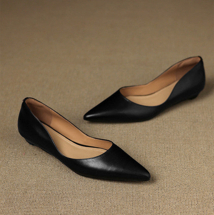 Genuine Leather Flats