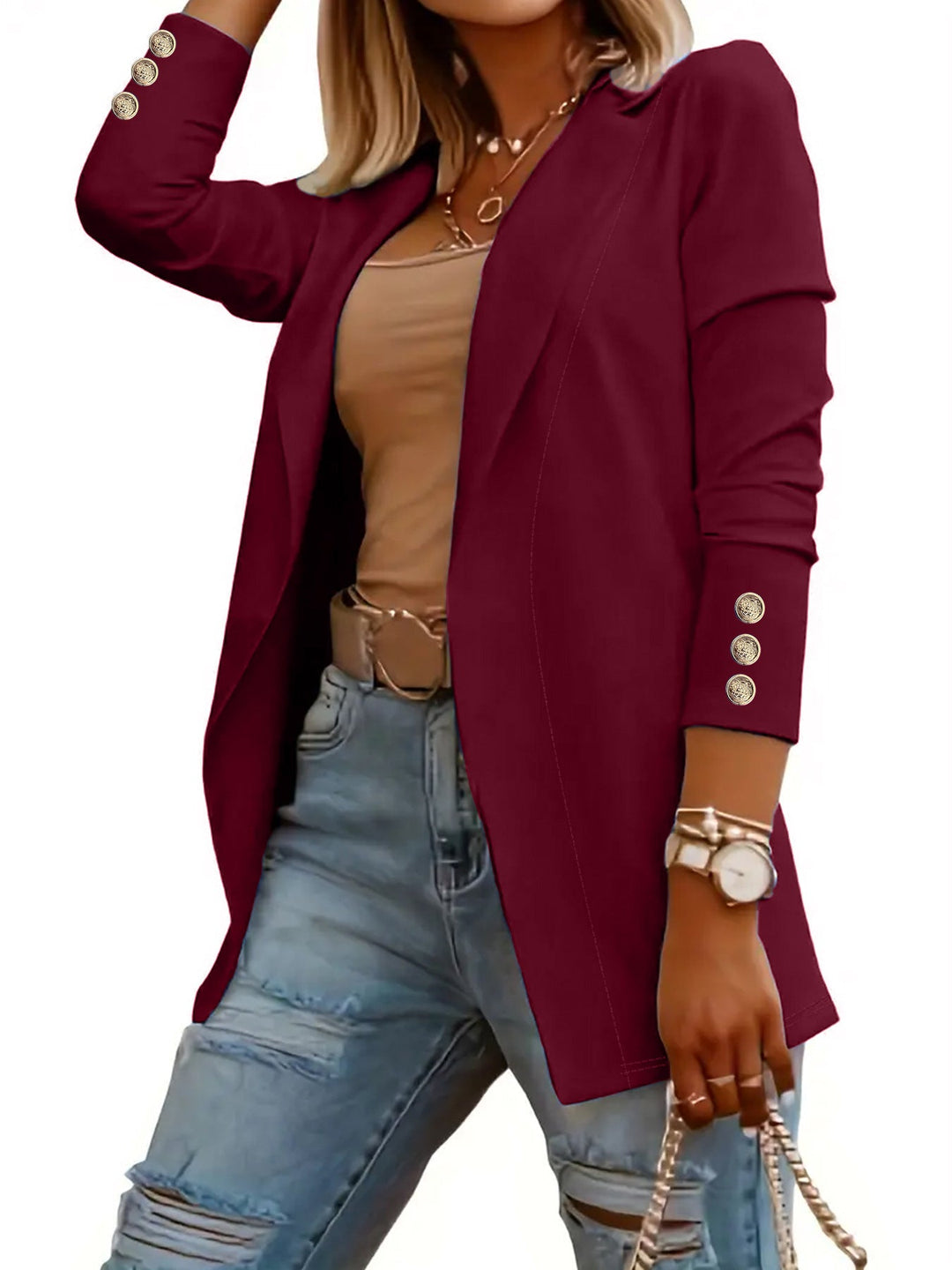 Casual Long Sleeve Blazer