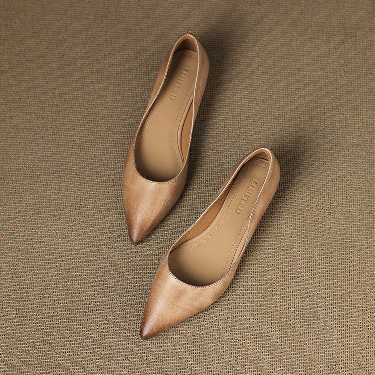 Genuine Leather Flats