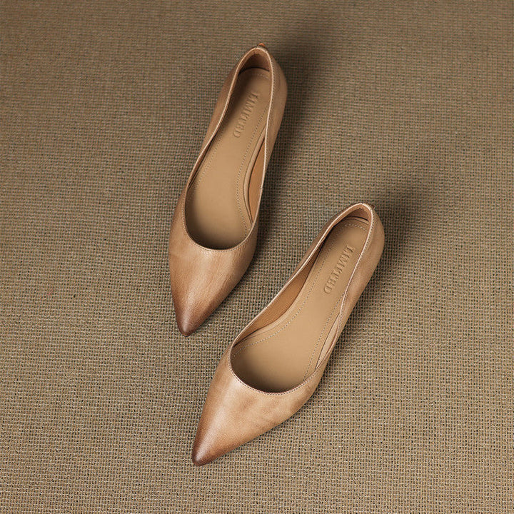 Genuine Leather Flats