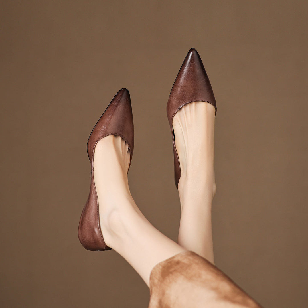 Genuine Leather Flats