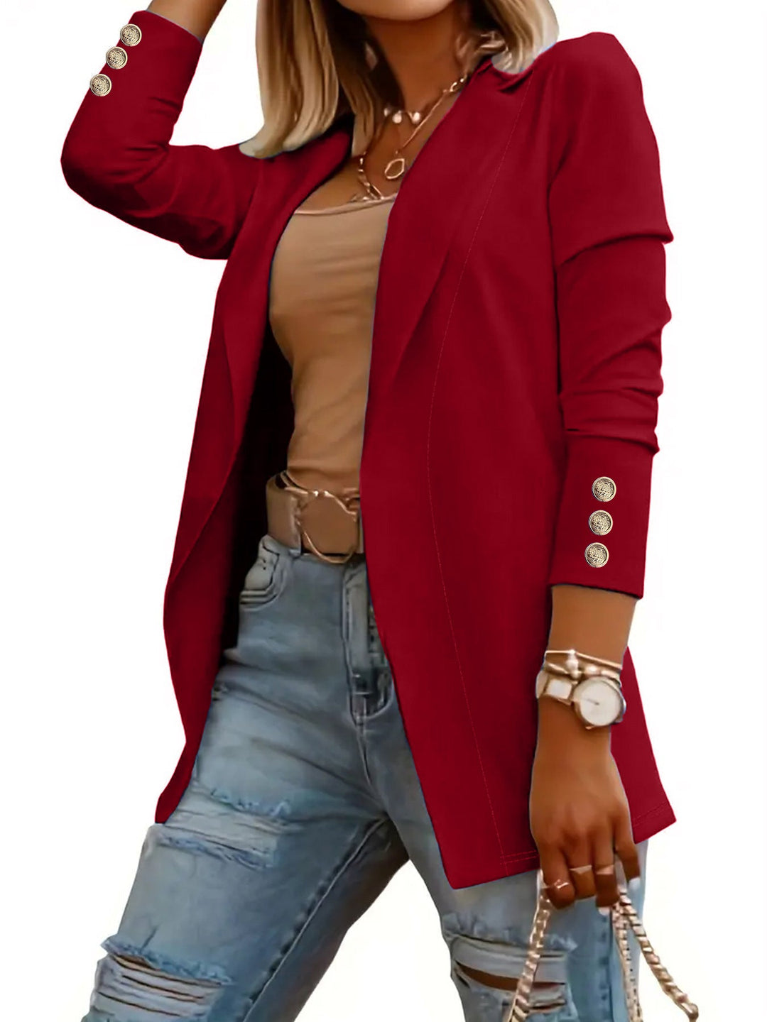 Casual Long Sleeve Blazer