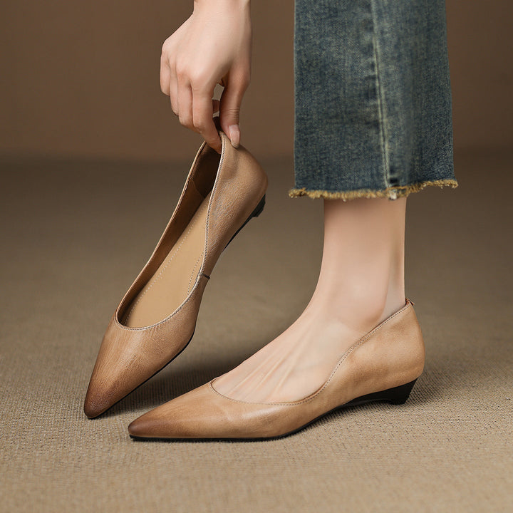 Genuine Leather Flats