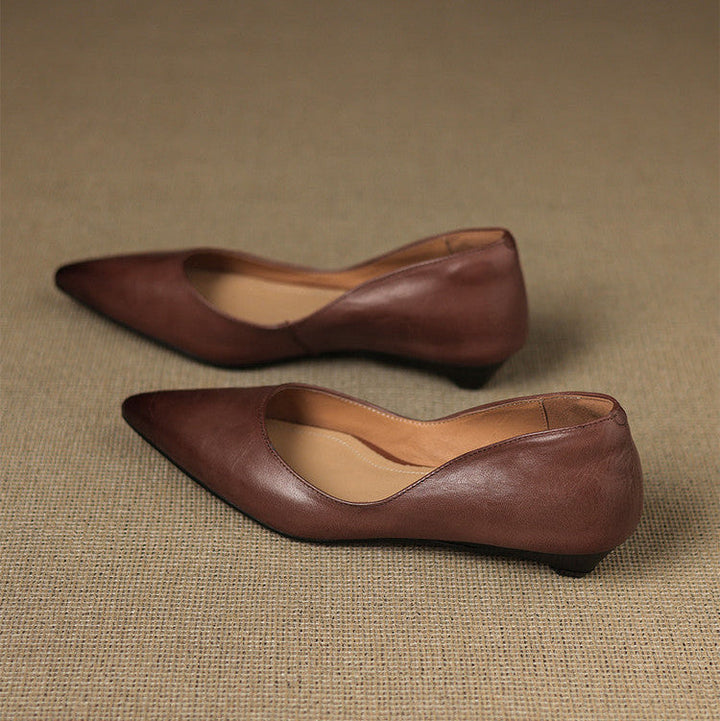 Genuine Leather Flats