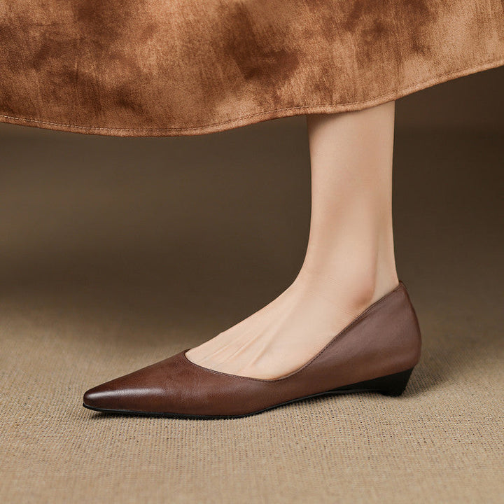 Genuine Leather Flats