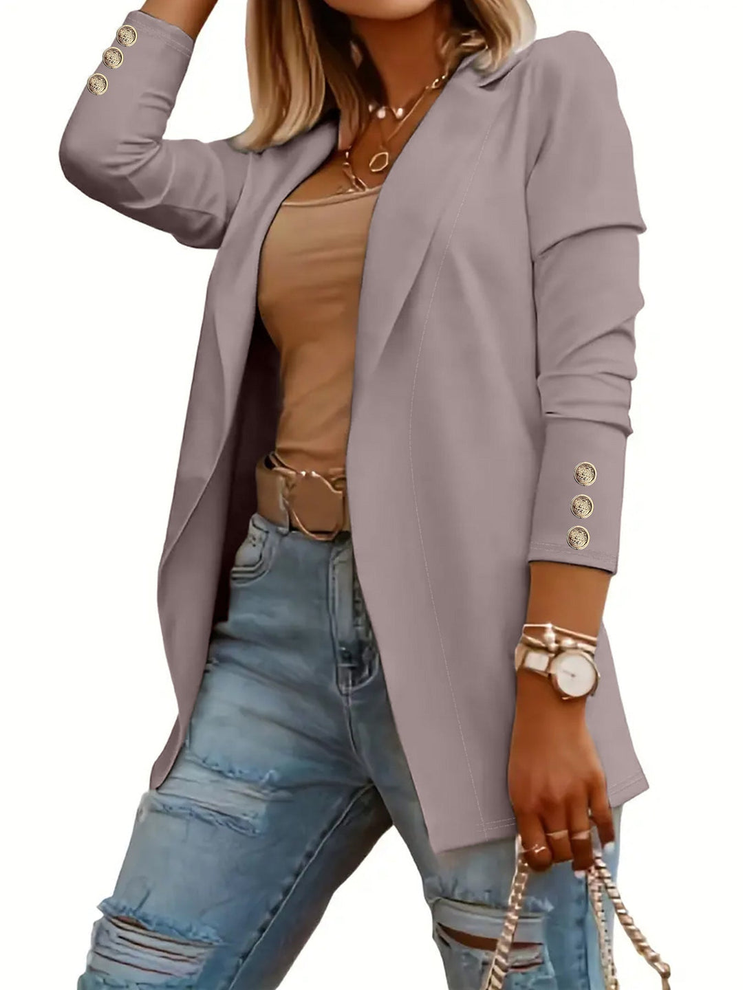 Casual Long Sleeve Blazer