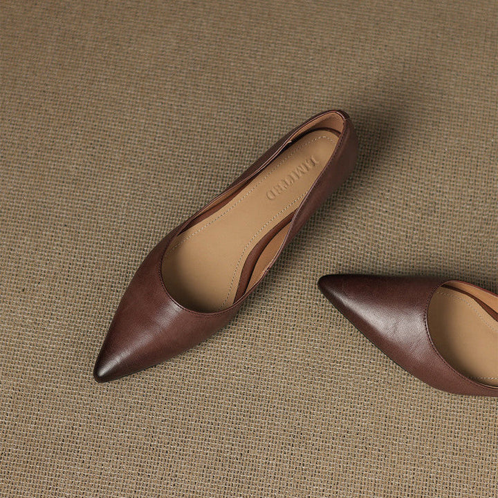 Genuine Leather Flats