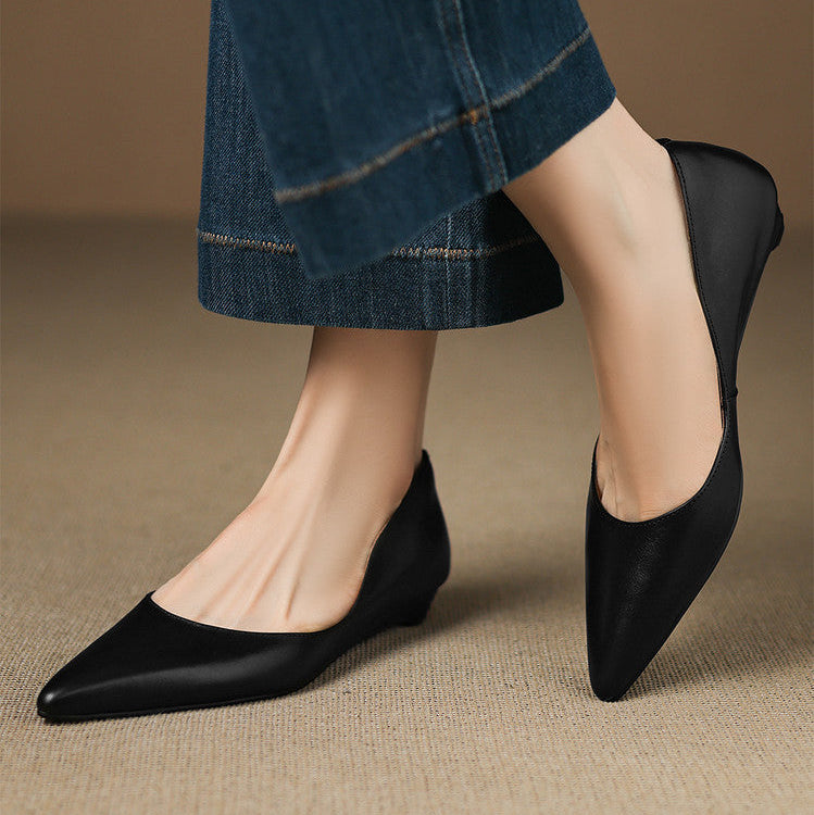 Genuine Leather Flats