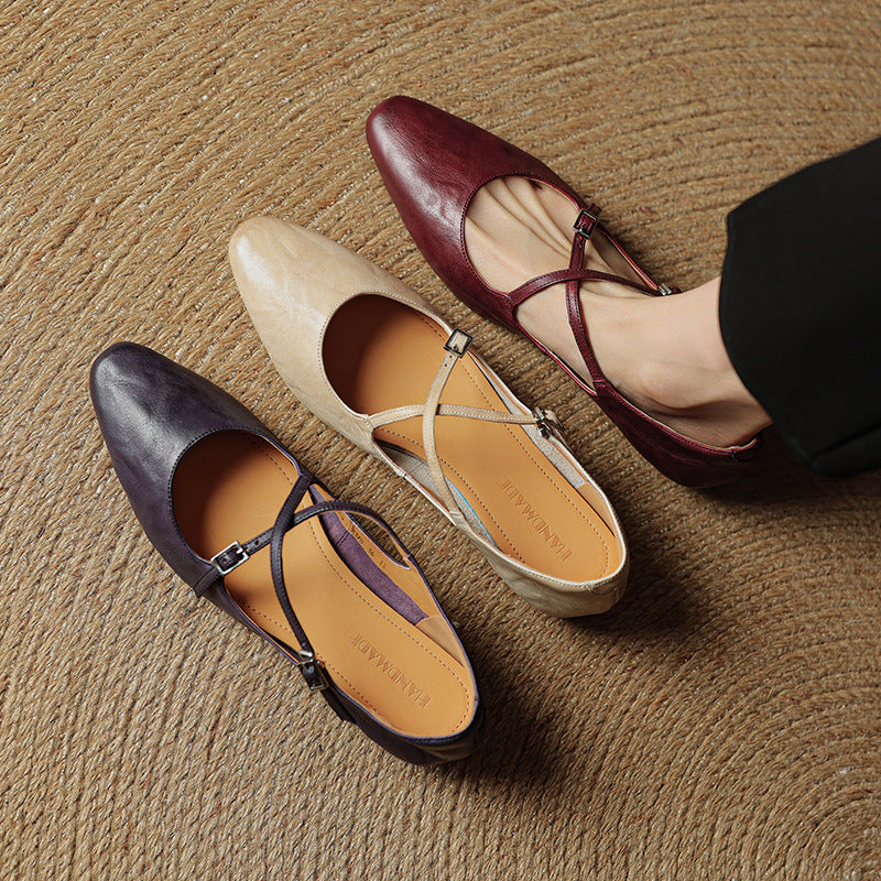 Elegant Leather Flats