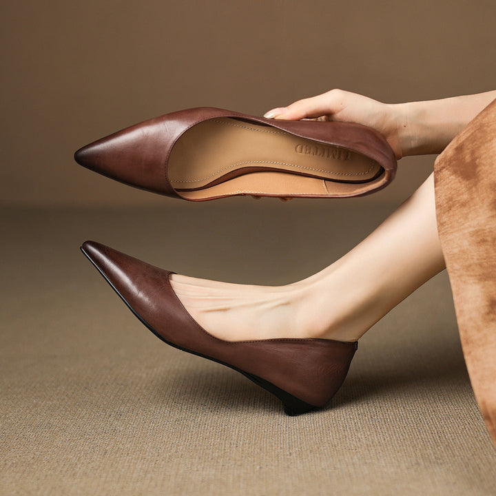 Genuine Leather Flats