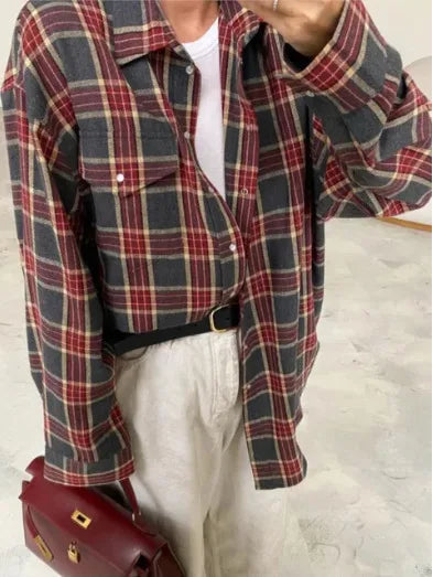 Casual Plain Flannel